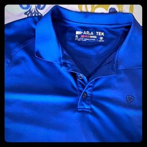Polo Ariat tek XL Heat Series Navy Excellent
